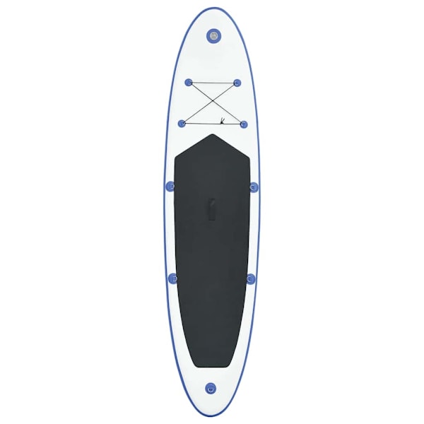vidaXL SUP surfingbräda uppblåsbar blå och vit Blå