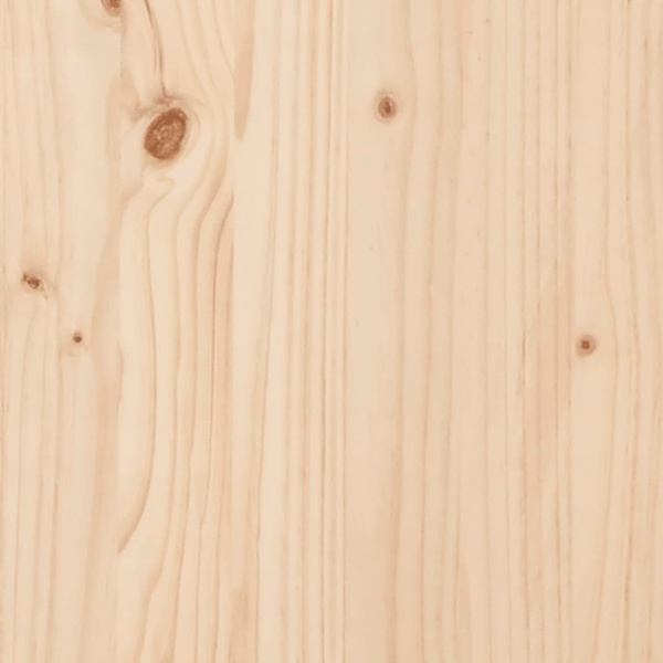 vidaXL Sängram massivt trä 160x200 cm Brun