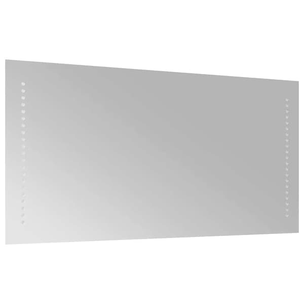 vidaXL Badrumsspegel LED 80x40 cm Transparent