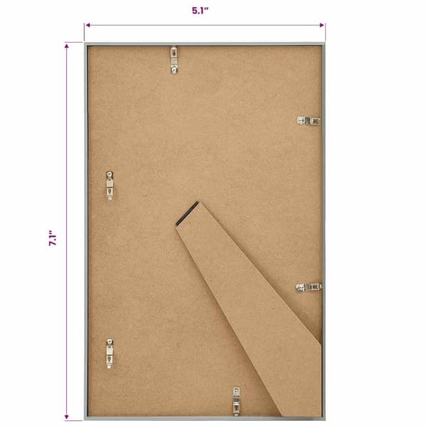 vidaXL Fotoramar 3 st för bord silver 13x18cm MDF Silver