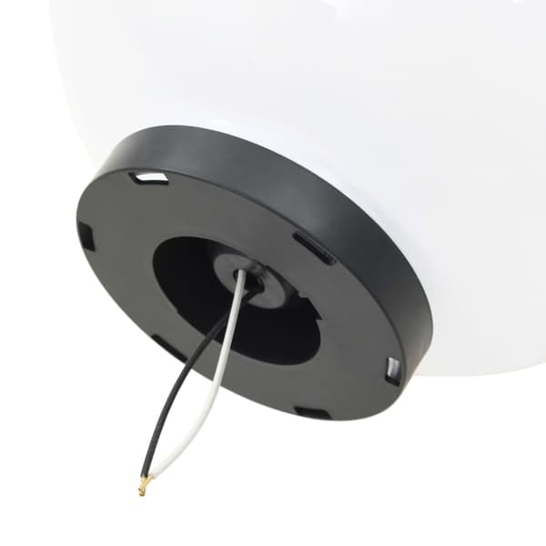 vidaXL Globlampor 4 st LED sfäriska 30 cm PMMA Vit
