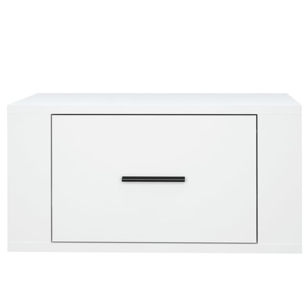 vidaXL Väggmonterade sängbord 2 st vit 50x36x25 cm Vit
