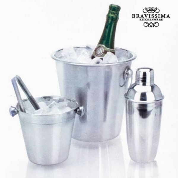 Excellent Houseware Barset 4 delar rostfritt stål Silver