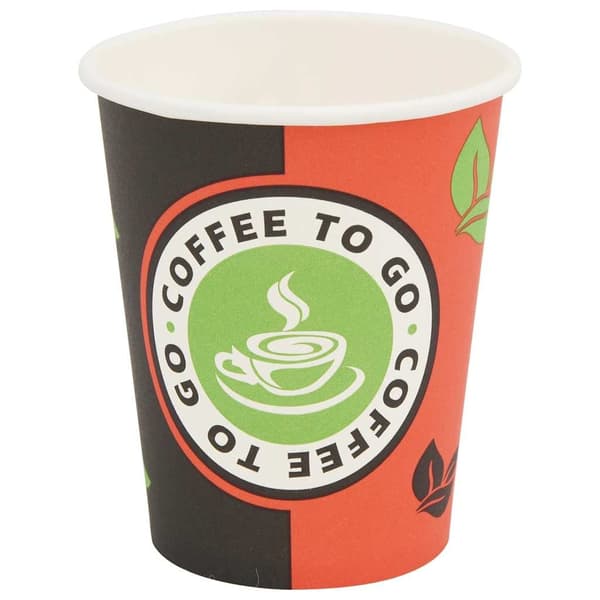 vidaXL Engångsmuggar för kaffe 1000 st papper 8 oz/~240 ml multifärg