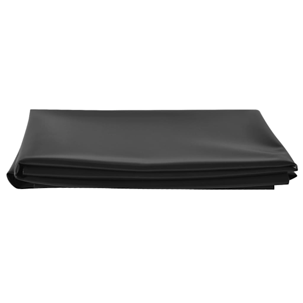 vidaXL Dammduk svart 4x4 m PVC 0,5 mm