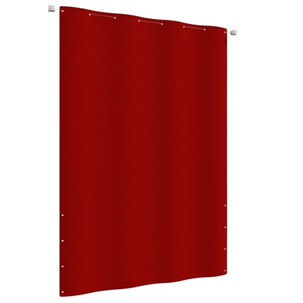vidaXL Balkongskärm röd 160x240 cm oxfordtyg Röd