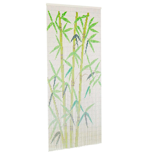 vidaXL Dörrdraperi i bambu 90x200 cm multifärg