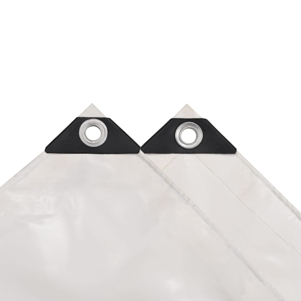 vidaXL Presenning 650 g/m² 3x3 m vit Vit
