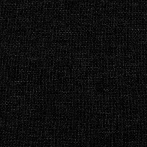 vidaXL Dagbädd utdragbar svart 100x200 cm tyg Svart