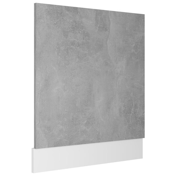 vidaXL Front för diskmaskin “Lyon” betonggrå 59,5x3x67 cm grå
