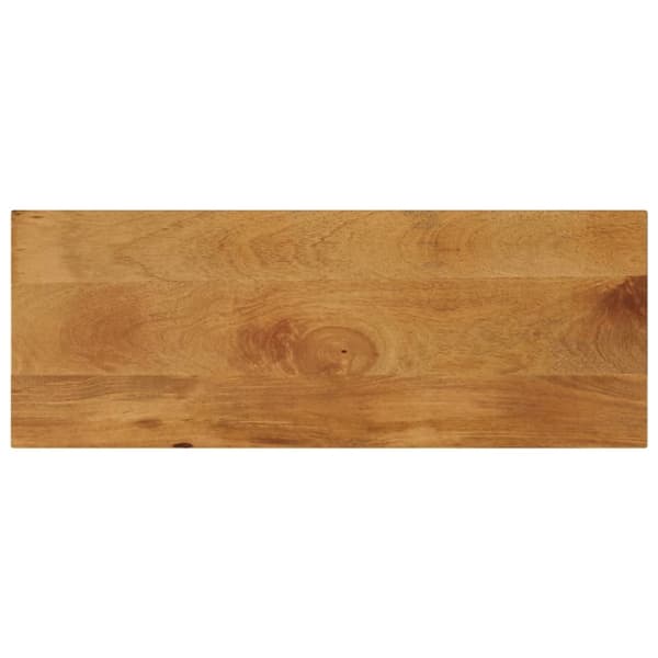 vidaXL Bordsskiva 80x20x2,5 cm rektangulär massivt mango-trä Brun