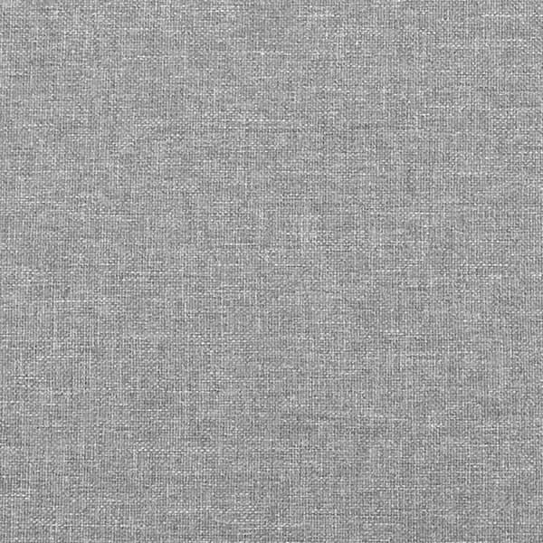 vidaXL Ramsäng med madrass ljusgrå 120x190 cm tyg Grå