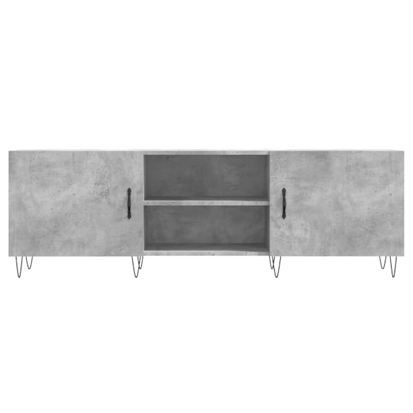 vidaXL Tv-bänk betonggrå 150x30x50 cm konstruerat trä Grå