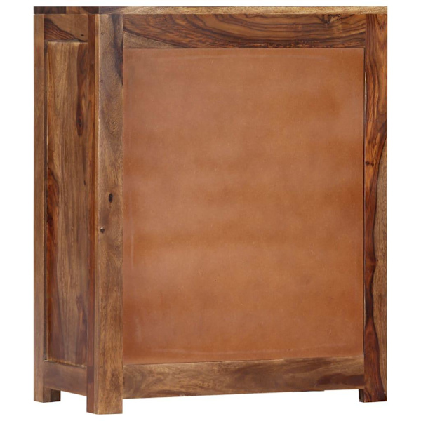 vidaXL Skänk 60x30x75 cm massivt sheshamträ Brun