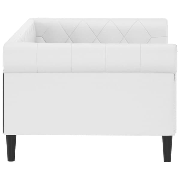 vidaXL Dagbädd vit 90x200 cm konstläder Vit
