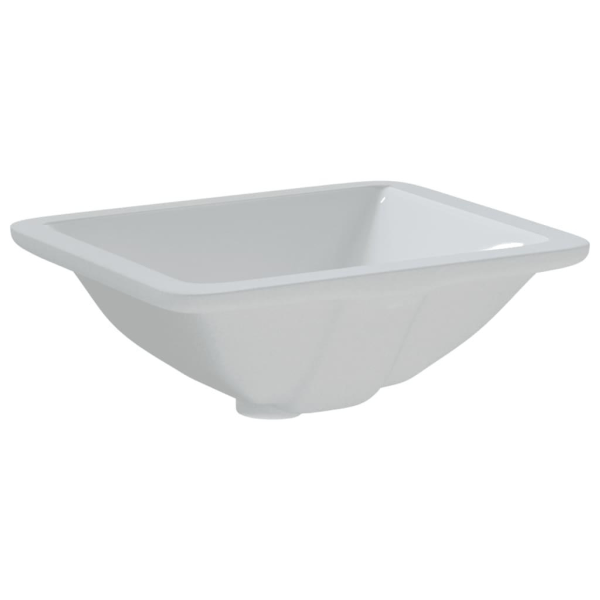 vidaXL Handfat vit 36,5x32x15,5 cm rektangulär keramik Vit