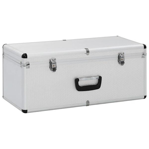 vidaXL Förvaringsväskor 3 st silver aluminium Silver
