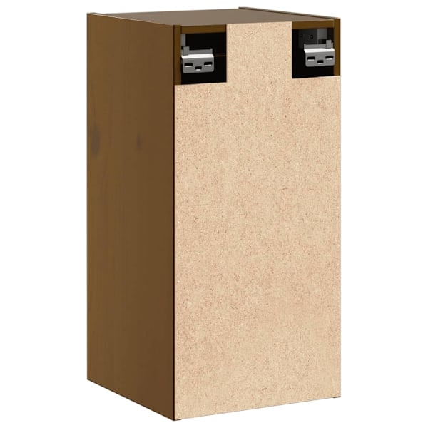 vidaXL Väggskåp honungsbrun 30x30x60 cm massiv furu Brun
