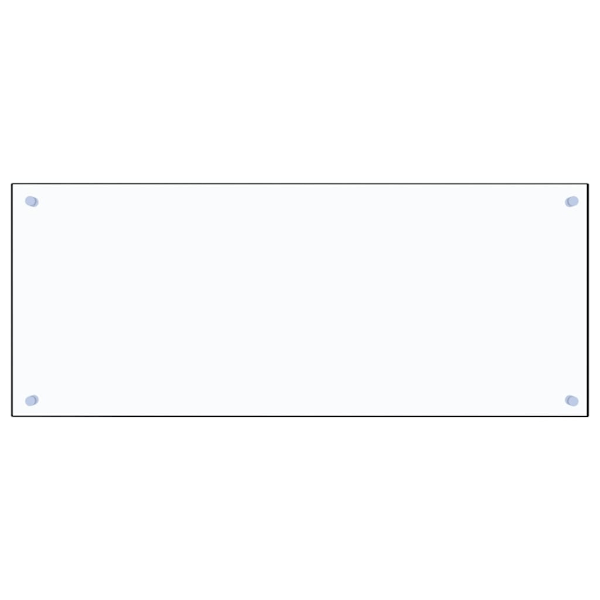 vidaXL Stänkskydd transparent 100x40 cm härdat glas Transparent