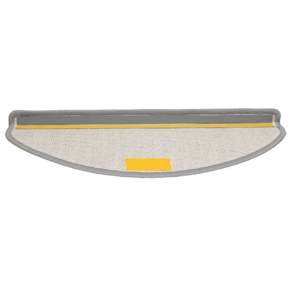 vidaXL Trappstegsmattor 10 st 65x21x4 cm grå Grå