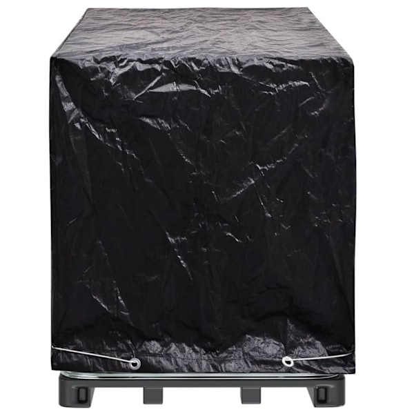 vidaXL Överdrag till vattentank 8 öljetter 116 x 100 120 cm Svart