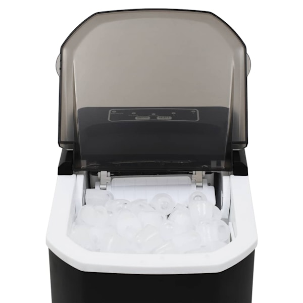 vidaXL Ismaskin 1,4 L 15 kg / 24 tim svart Svart