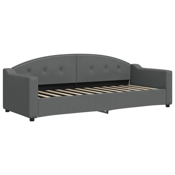 vidaXL Dagbädd mörkgrå 80x200 cm tyg Grå