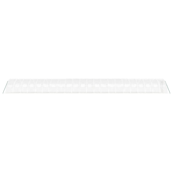 vidaXL Växthus med stålram vit 88 m² 22x4x2 m Vit