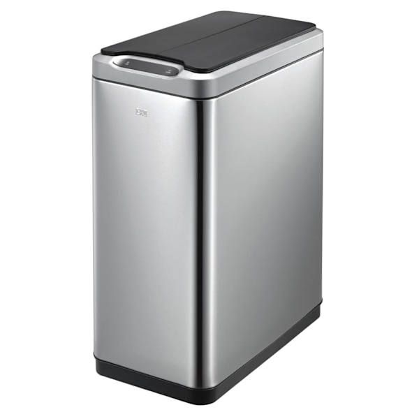 EKO Soptunna Phantom med sensor 2x20 L matt silver Silver
