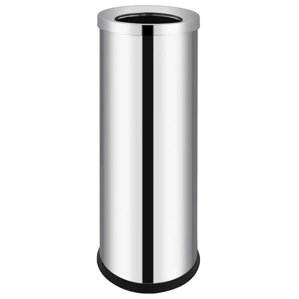 vidaXL Soptunna 32 L rostfritt stål Silver