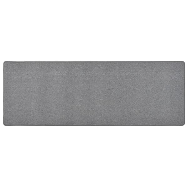 vidaXL Gångmatta mörkgrå 50x150 cm grå
