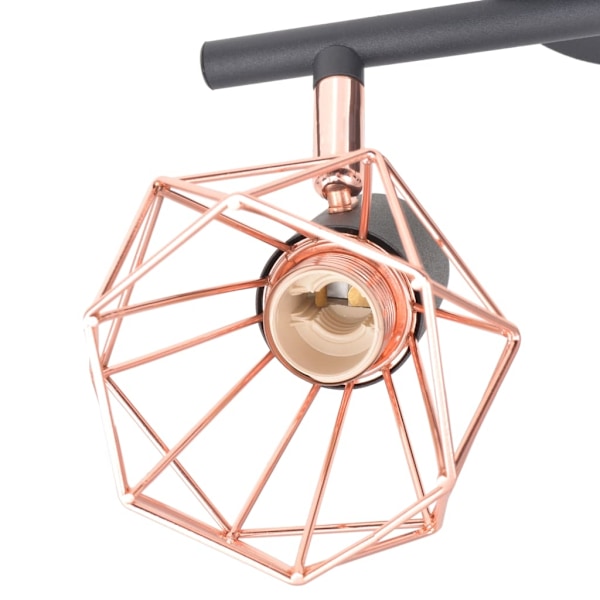 vidaXL Taklampa med 2 LED-filamentlampor 8 W multifärg