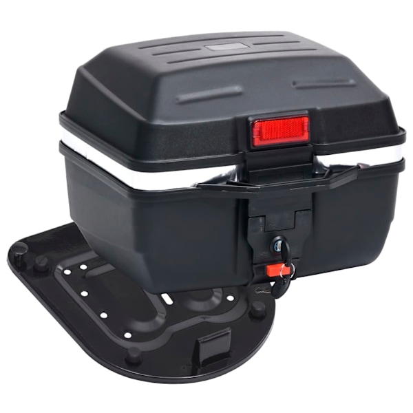 vidaXL Toppbox för motorcykel 1 MC-hjälm 24 L Svart