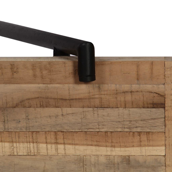 vidaXL Konsolbord återvunnen teak 120x35x81 cm Brun