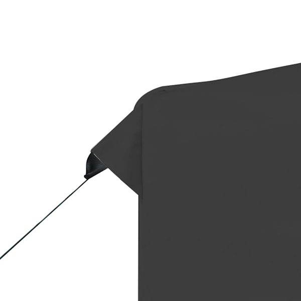 vidaXL Hopfällbart partytält med väggar aluminium 2x2 m antracit Antracit