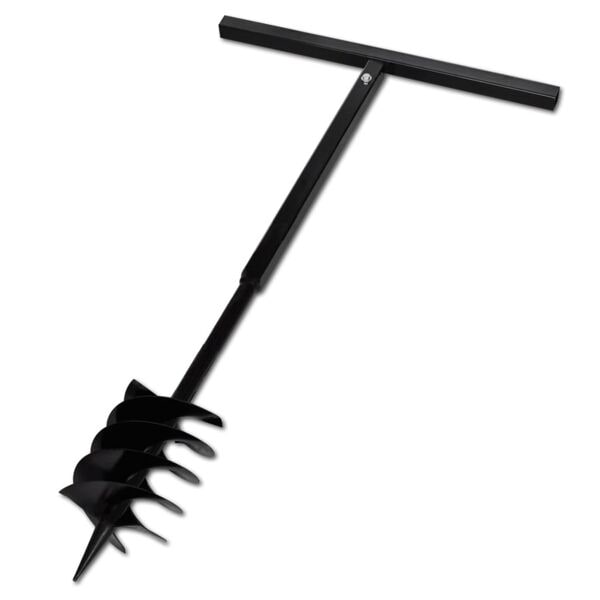 vidaXL Jordborr Auger 3 spiraler 180 mm