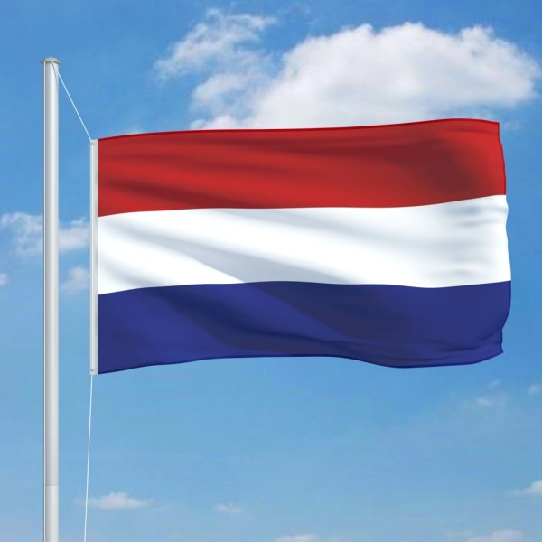vidaXL Nederländernas flagga 90x150 cm Flerfärgsdesign