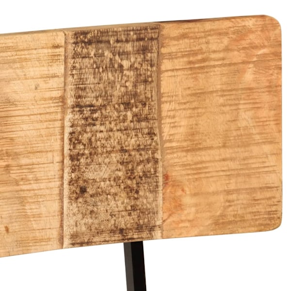 vidaXL Matstolar 2 st 44x40x80 cm massivt mangoträ Brun