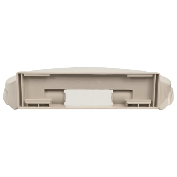 vidaXL Toalettsits mjuk stängning aprikos oval Beige