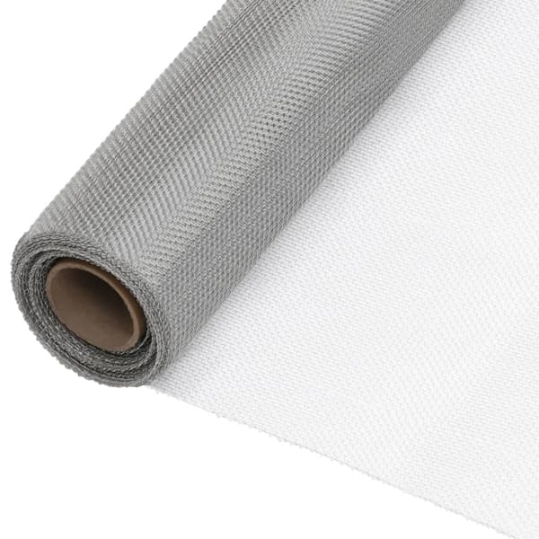 vidaXL Nät 112 x 500 cm Mesh Rostfritt stål 201 Silver Silver