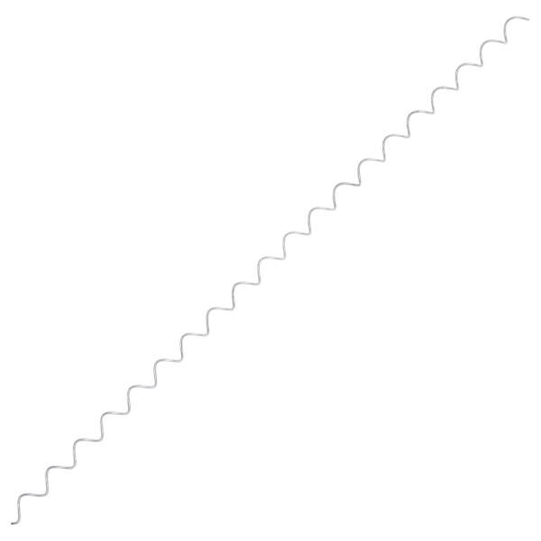 vidaXL Spiraler till gabion 24 st galvaniserat stål 100 cm Silver