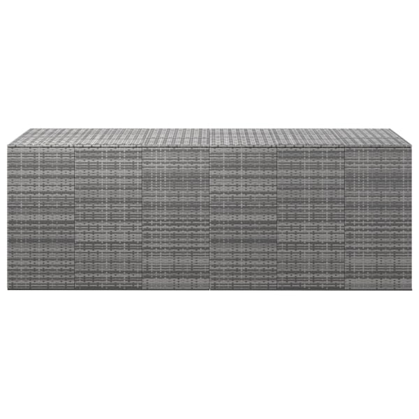 vidaXL Dynbox PE-rotting 291x100,5x104 cm grå grå