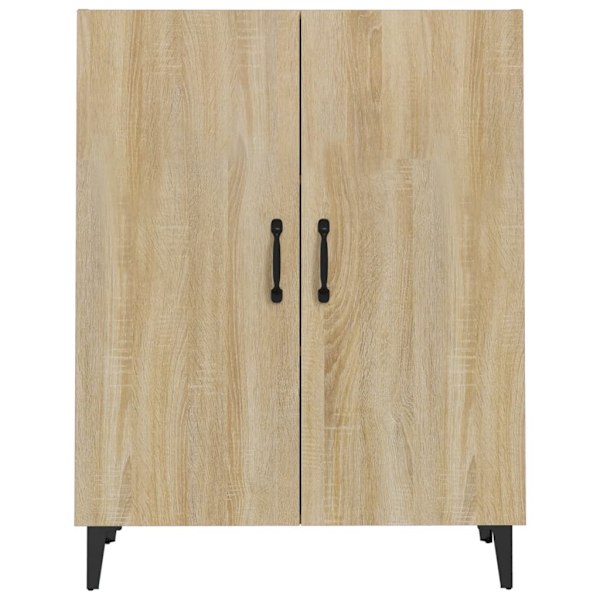 vidaXL Skänk sonoma-ek 70x34x90 cm konstruerat trä Brun