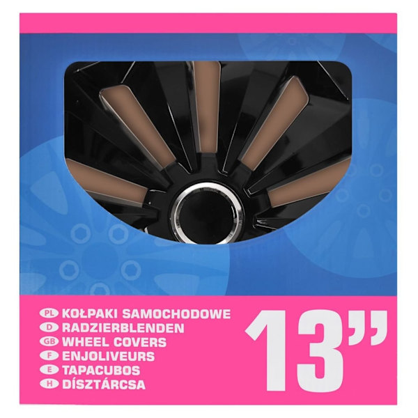 ProPlus Navkapslar Fox svart 13" 4 st Svart