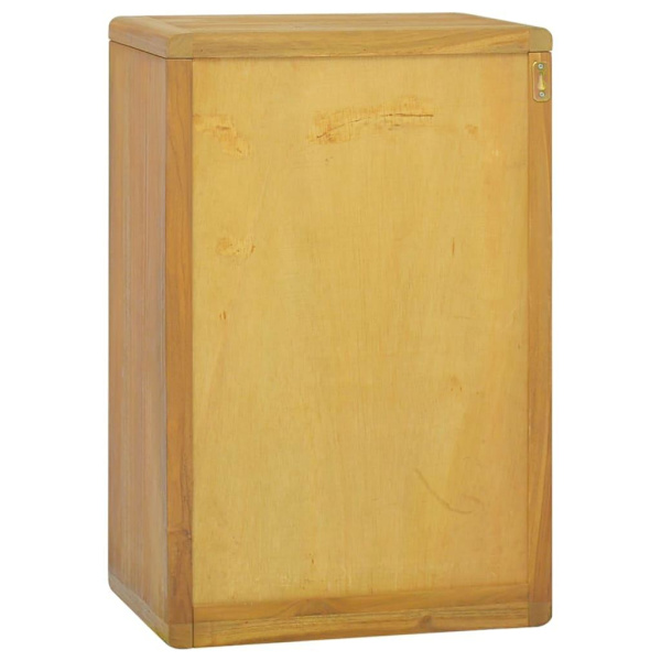 vidaXL Väggmonterat badrumsskåp 45x30x70 cm massiv teak Brun