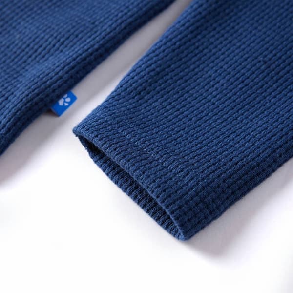 vidaXL Tröja för barn marinblå 116 Blå