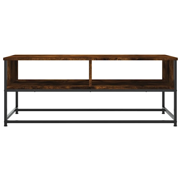 vidaXL Soffbord rökfärgad ek 100x51x40 cm konstruerat trä Brun