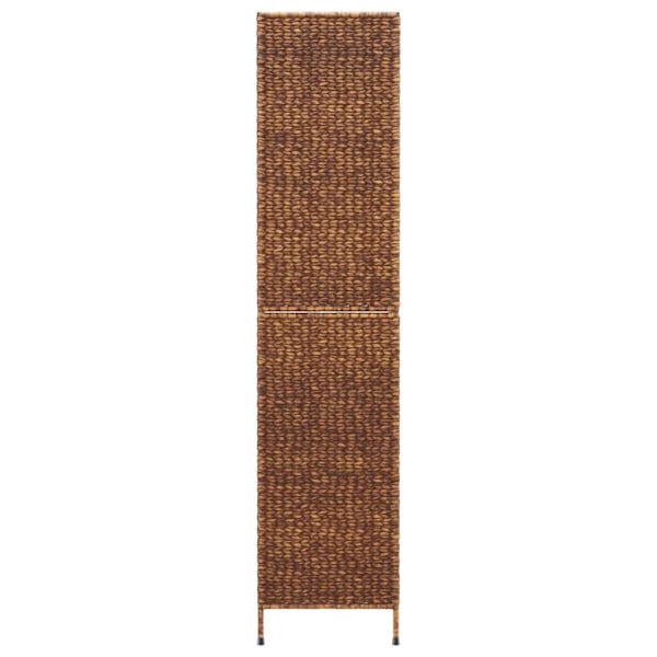 vidaXL Rumsavdelare 4 paneler brun 163x180 cm vattenhyacint Brun