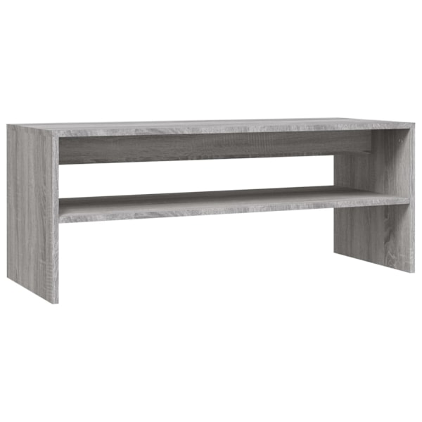 vidaXL Soffbord grå sonoma 100x40x40 cm konstruerat trä Grå