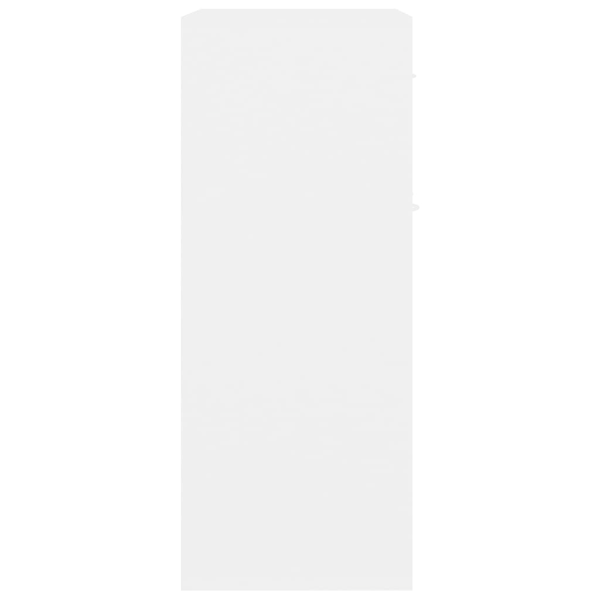 vidaXL Skänk vit 60x30x75 cm konstruerat trä Vit